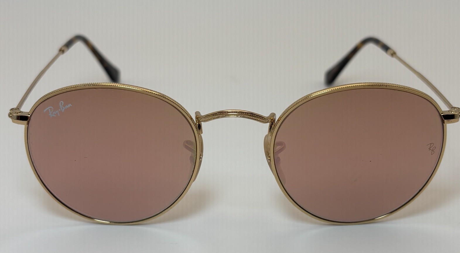 Pink Sunglasses Ray Ban 3447 Pink Mirror Ray-Ban RB3447 Round