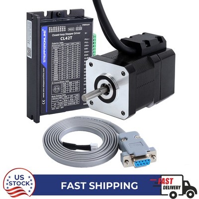 STEPPERONLINE Nema 17 Closed Loop Stepper Motor 42Ncm(59oz.in) & Driver CNC Kit