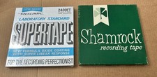 7  Reel to Reel Audio Recording Tapes 1 SEALED Realistic Supertape Shamrock