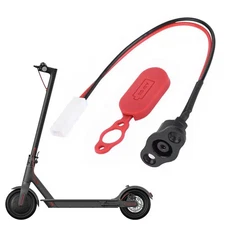 Scooter Battery Charger Connector Socket,Charging Port Wire with Silicone... 