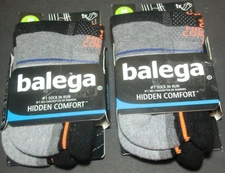 Balega Unisex Adult Hidden Comfort Performance No Show Running Socks M (2 Pair)