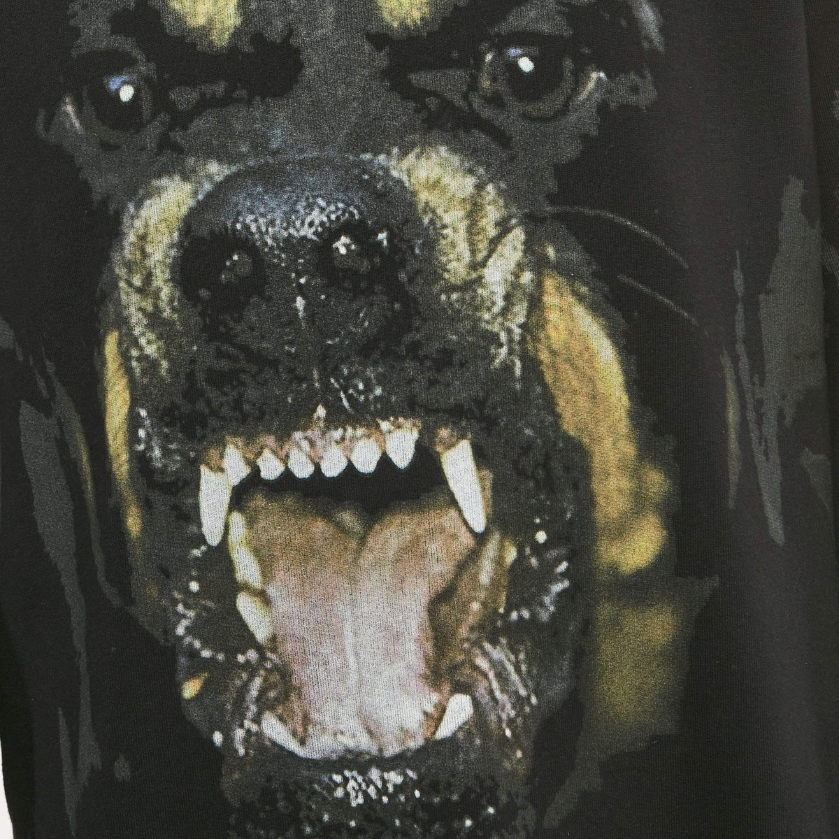 Givenchy Black Rottweiler Print Cotton Long Sleeve Sweatshirt M | eBay