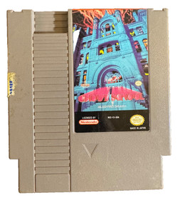 Ghoul School (NES, 1992) Nintendo Cartridge With Blockbuster stickers & Case