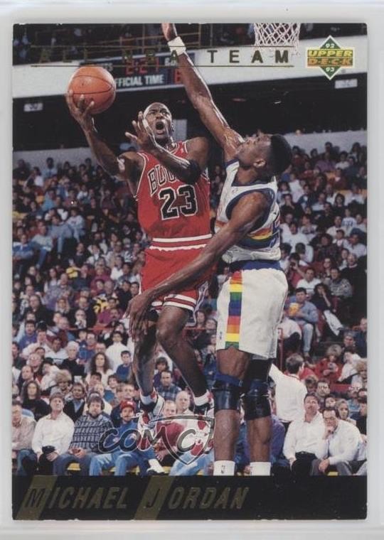 1992-93 Upper Deck All-NBA Team Michael Jordan #AN1 HOF 07i8