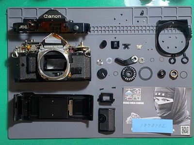 [ Servised, NEAR MINT ] CANON A-1 + FD 50mm f/1.4 S.S.C. 35mm Film Camera