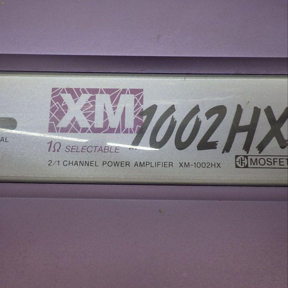 Sony XM-1002HX Car Amplifier Tested Working 2 Channel 120W x 2