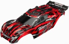 Traxxas 6718 Body, Rustler 4X4, Red