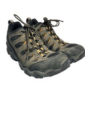Oboz Mens Sawtooth Boots Brown Leather Lace Up Low Ankle Hiking Walking Size 12