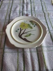 RED WING PLUM BLOSSOM  BREAD AND BUTTER PLATE 6 5/8"