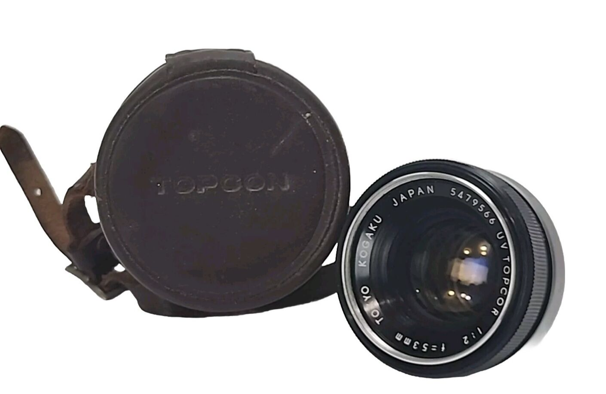 Topcon UV Topcor 53mm 1:2 Tokyo Kogaku Lens w/ Case and 1 Lens