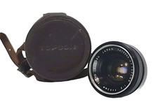 Topcon UV Topcor 53mm 1:2 Tokyo Kogaku Lens w/ Case and 1 Lens Cover