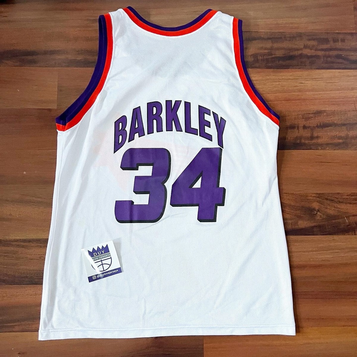 Charles Barkley Phoenix Suns Away Jersey Champion NBA Size 44