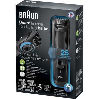 braun beard trimmer battery