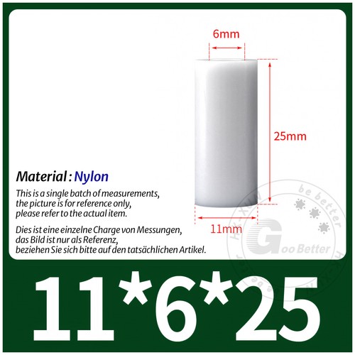 White Nylon Standoff Plastic Spacers Washers M3 | M4 | M5 | M6 | M8 | M10 | M12 - Picture 181 of 234
