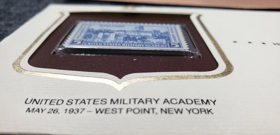 1937 stamp United States Military Acad MNH Stamp & 1982 Cover with info card - Image 3 of 4