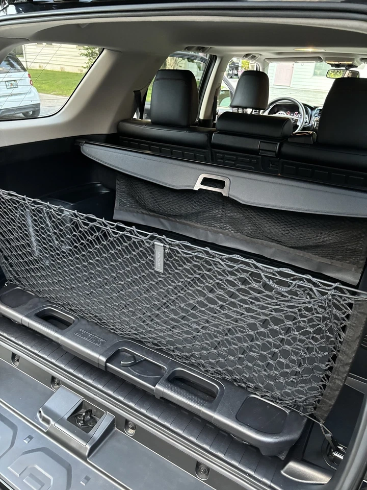 Rede de carga de malha estilo envelope porta-malas traseiro para Toyota 4Runner 2003-2024 nova em folha - Imagem 2 de 4