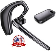 Trucker Wireless Mic Blue Parrot Bluetooth Noise Cancelling Headset Earpiece NEW