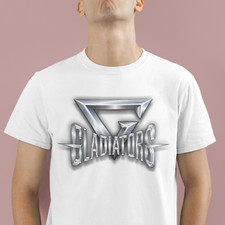 Gladiators Tshirt-TV 90S Battles Athletes Jet Vulcan Hunter Warrior Trojan