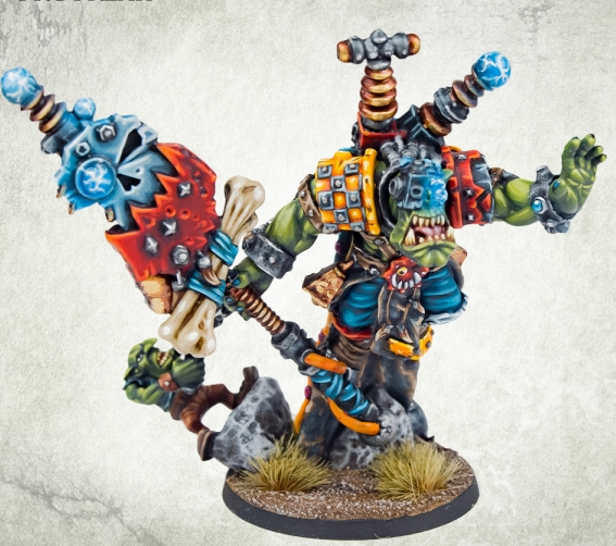 Modello Esclusivo TEKK SAVANT: Ork Weirdboy/Warphead Come Mek Su Bestia Meccanizzata Per Warhammer 40k - Foto 2