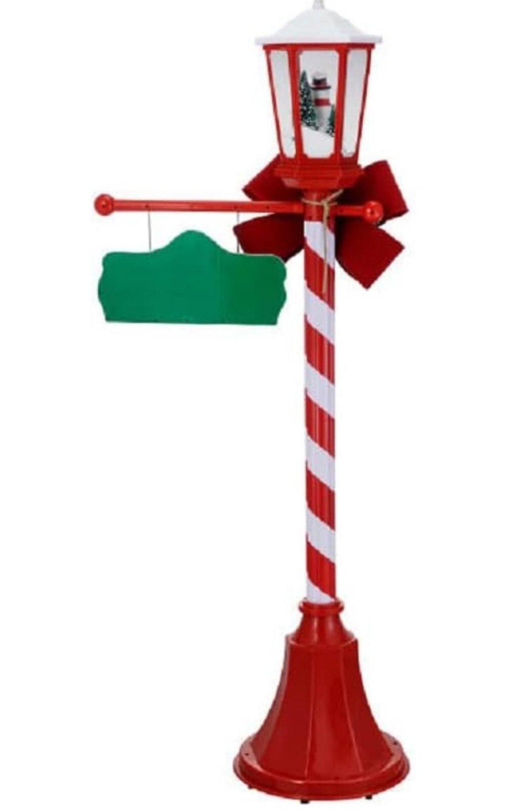 NEW Snowfall Lamp Post Lamppost Musical Snowman LED Light Christmas eBay