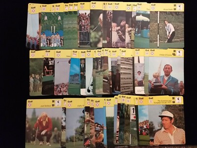 1977-79 Sportscaster Golf card singles - Choose from list - Nrmt/Nrmt+ w/Hi #'s