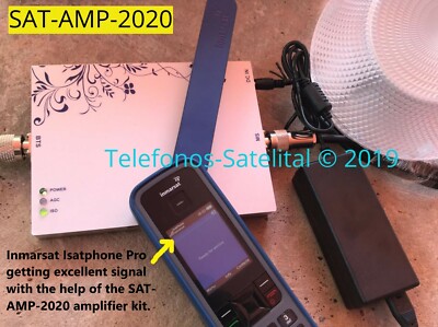 External Amp Repeater Antenna Amplifier Kit for Isatphone Pro Matsutec SRT-01