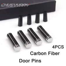 4pc Universal Car Interior Door Lock Knobs Aluminum Handle Pull Pin Trim Black