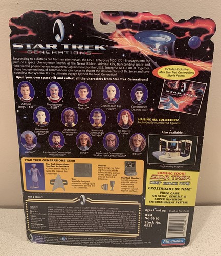 1994 Playmates Star Trek GENERATIONS Guinan ACTION FIGURE (New In Package) - Picture 2 of 4