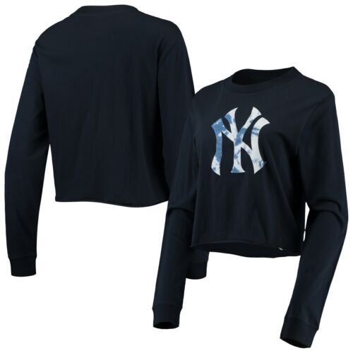 Vintage New York Yankees Embroidered Blue Jersey Colosseum Mens