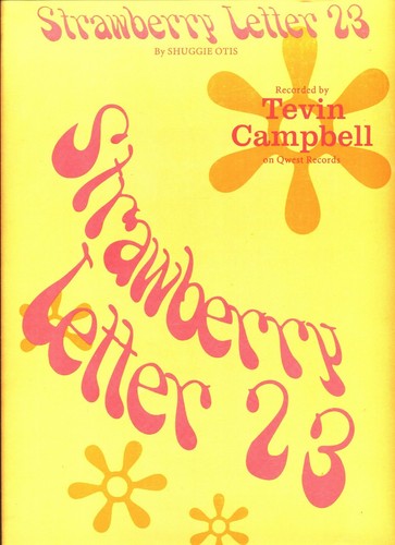 TEVIN CAMPBELL STRAWBERRY LETTER 23 SHEET MUSIC PIANO VOCAL GUITAR