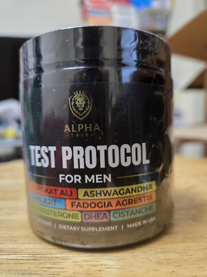 Alpha Tribe Test Protocol Elite Natural Test for Men 120 Ct Exp 05/08/28
