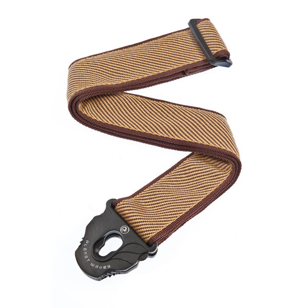 Planet Waves 50PLB06 Planet Lock Electric Or Acoustic Guitar Strap, Tweed