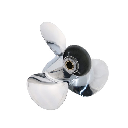 10.25x16 Outboard Propeller Fit Yamaha T25hp 40hp 50hp F40 F50 F60 13 Tooth SS - Picture 4 of 12