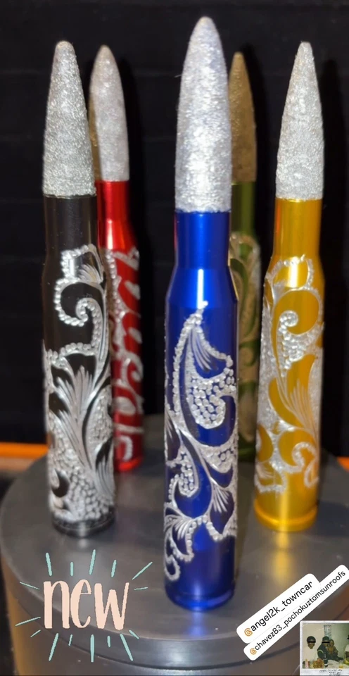 (ПУЛЕВАЯ АНТЕННА 50 КАЛИБР С ГРАВИРОВКОЙ для RAM, CHEVY, GMC, Jeep - Изображение 2 из 4