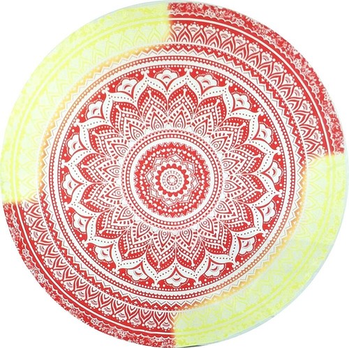 Bohemian Mandala Round Beach Tapestry Hippie Throw Yoga Mat Towel 150cm x 150cm - Picture 11 of 12