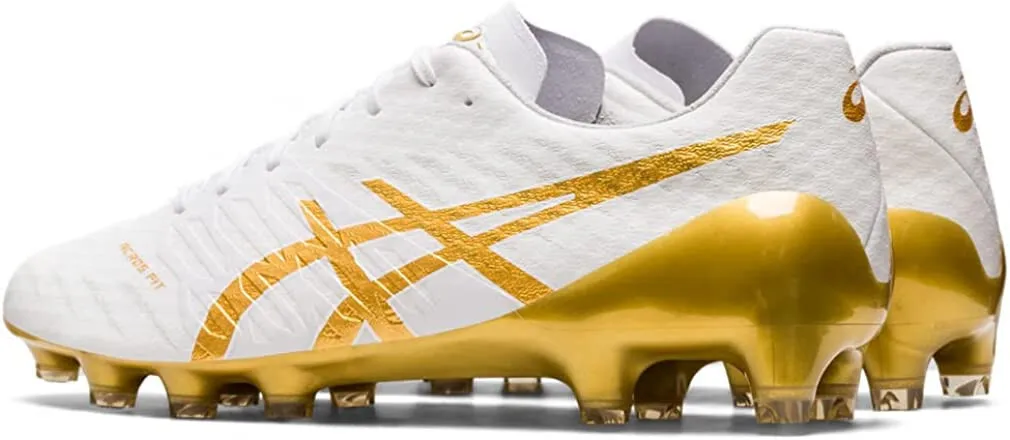 ASICS Soccer Football Shoes DS LIGHT ACROS 2 White Gold 1101A046  US8.5(26.5cm)