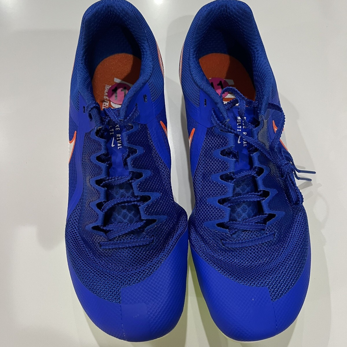 Nike Zoom Rival Track & Field Shoes Blue Men Size 11 DC8749-401 Nike Zoom Rival Track & Field Spikes Blue Men main image 3