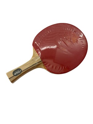 Stiga Tournament Ping Pong Table Tennis Paddle Racket Red/Black w/Wooden Handle