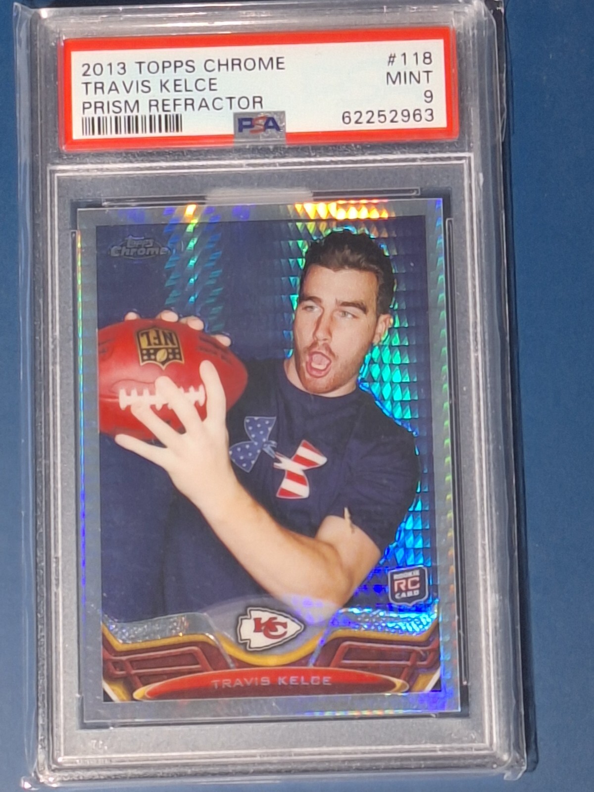 2013 Topps Chrome - Prism Refractor #118 Travis Kelce /260 (RC)