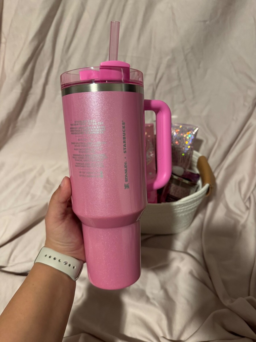 Stanley x Starbucks 40oz Tumbler In Hand - Winter Pink