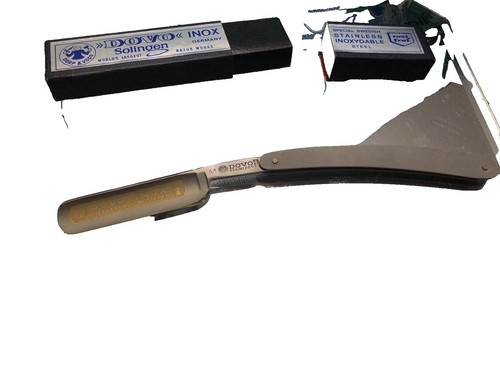 8 PC CUT THROAT STRAIGHT RAZOR WET SHAVING SET: BRUSH,CUP  display picture 1