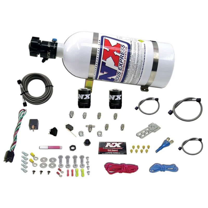 Kit Nitrous Express para 20923-10 todo deportivo compacto EFI Nitroso con botella de 10 lb Foto 2 de 4
