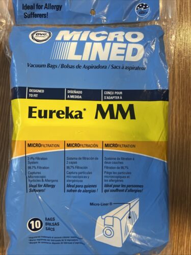 DVC Eureka Micro Lined Mighty Mite Vacuum Bags Type MM - 20 Bags (2 Pks of 10) - Picture 3 of 4