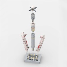 IIIE Centaur Launch Vehicle Rocket 909 Piece 1:110 Scale for Ages 7 and Up