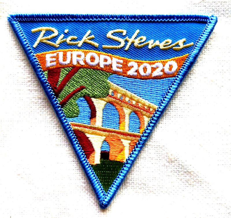 Rick Steves Travel Patch Europe 2020  Collectible Great for Backpack