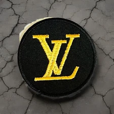 Contemporary Fashion Sew On Patch Embroidered LV 7.5 CM DIY