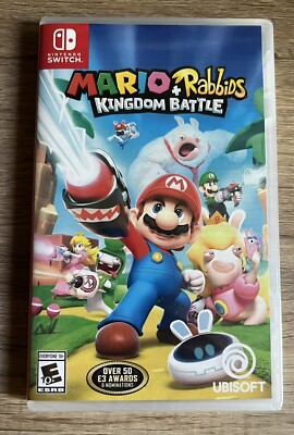 MARIO + RABBIDS KINGDOM BATTLE / NINTENDO SWITCH -FACTORY SEALED NEW