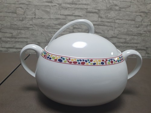 Friesland Germany Porzellan Ess Geschirr Set ✨️ 18 Teilig ✨️ weiß mit Muster - Bild 11 von 12