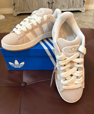 Viral Adidas WOMEN's Campus 00s Camp Wonder White Wonder Beige