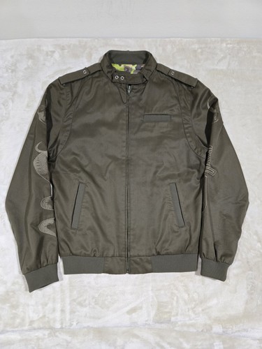 Lucien Pellat-Finet x Fullcount Jacket Mens L Bomber Olive Skull Cobra Japan 